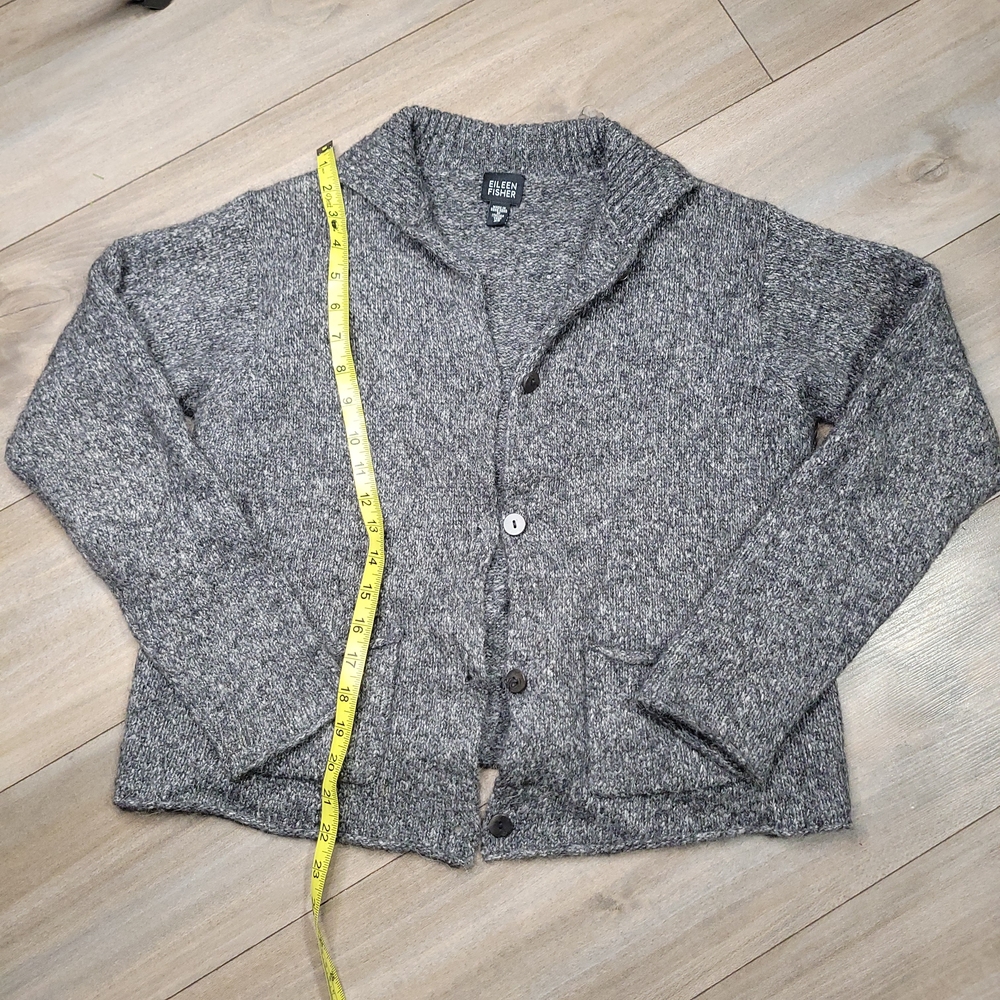 Eileen Fisher Charcoal Knit Sweater